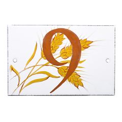 Handbemaltes Email Schild 10x15cm