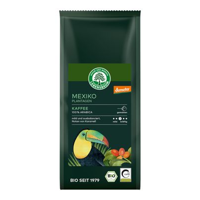 Bio Mexiko Plantagen Kaffee gemahlen 250g von Lebensbaum