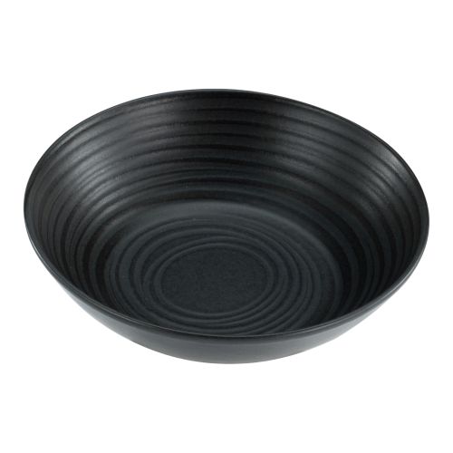 Lava Stone Black bowl diameter 17cm - value pack of 6 from Creatable