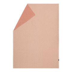 Leinendecke Faux Uni Farbe Terracotta 140x200cm von David Fussenegger
