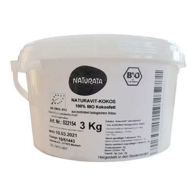 Bio Kokosfett lose 3000g von Naturata