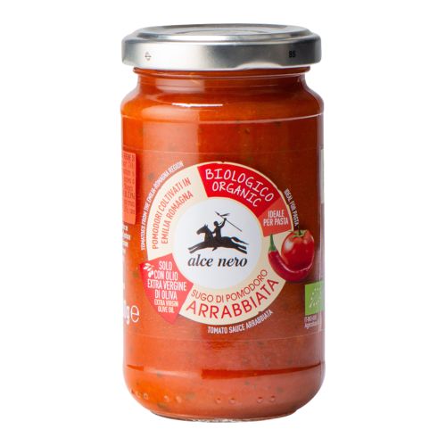 Bio Tomatensauce Arrabbiata 200g - 12er Vorteilspack von Alce Nero