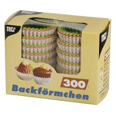 Backförmchen färbig 24x16cm 300Stück von Papstar