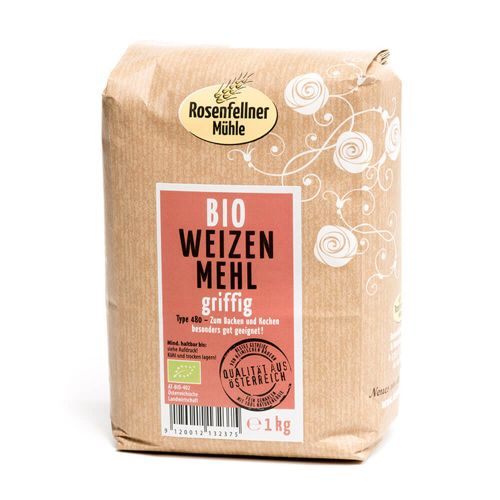 Bio Weizenmehl 480 griffig 1000g