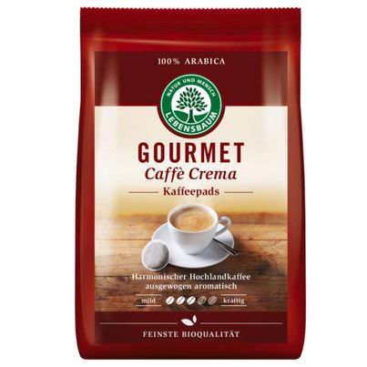 Bio Gourmet Caffè Crema klassisch Kaffepads 18 Stück - 126g von Lebensbaum