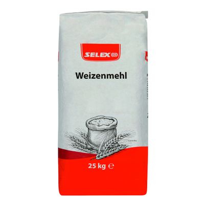 Weizenmehl 480 griffig 25000g von Selex