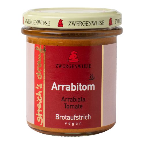 Organic arrabitome tomato spread 160g - value pack of 6 from Zwergenwiese