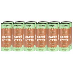 HAKUMA Caffe Latte 12 x 235ml - Premium Caffe Latte auf Hafermilchbasis - in der CartoCan - vegan und glutenfrei von HAKUMA