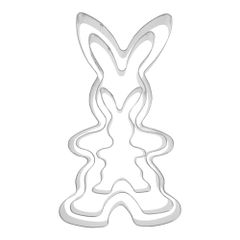 Dr. Oetker cookie cutter bunny family golden Easter 3 pieces