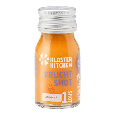 Bio Frucht 1 Shot 30ml - 12er Vorteilspack von Kloster Kitchen