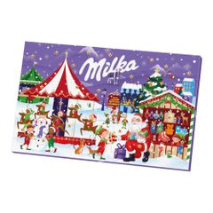 Milka Adventskalender mit Schokoladen Naps 120g von Milka