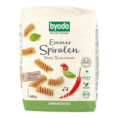 Bio Spiralen semola Emmer 500g - 12er Vorteilspack von Byodo