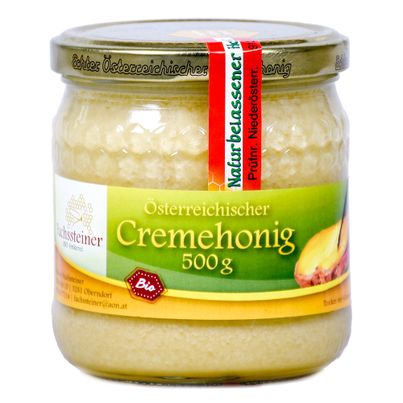 Bio Cremehonig 500g von Fuchssteiner Bio-Imkerei