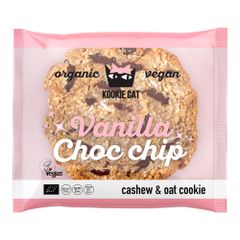 Bio Vanilla Choc chip Cookie 50g - 12er Vorteilspack von Kookie Cat