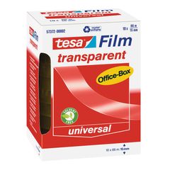 Klebeband transparent 15mm/66m 1Stück von Tesa