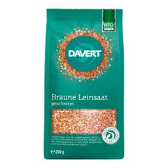 Bio Leinsaat geschrotet 200g - 6er Vorteilspack von Davert