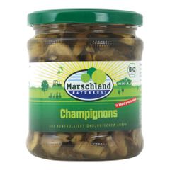 Bio Champignons 2. Wahl geschnit. 370ml - 6er Vorteilspack von Marschland