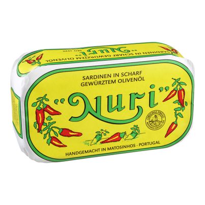 Sardinen scharf gewürzt 125g von Nuri