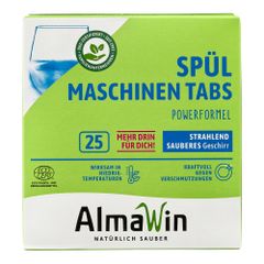 Bio Spülmaschinen Tabs 25ct - 12er Vorteilspack von Almawin