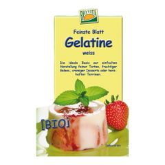 Bio Blatt Gelatine weiß 6 Blatt 6ct - 20er Vorteilspack von Biovita