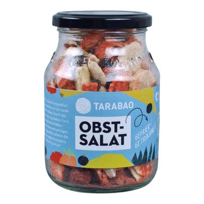 Bio Obstsalat gefriergetrocknet MW 60g - 6er Vorteilspack von Tarabao Bio.fair.direkt.