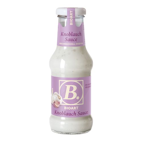 Organic garlic sauce 250ml - value pack of 6 from Bioart