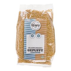 Bio Vollkorn-Amaranth gepufft 125g - 10er Vorteilspack von Werz