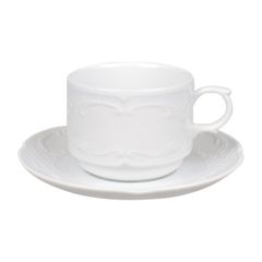 Flora Kaffee Untertasse von Güral Porselen