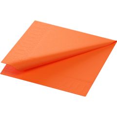 Servietten orange 3lg 24x24 250ct von Duni