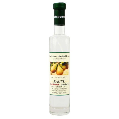 Wachauer Herbstbirnen Fruchtedelbrand 200ml von Marillenhof-Destillerie-KAUSL