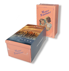 Personalisierte Manner Neapolitaner 1898 Nostalgiedose – mit Branding auf Kartonschuber breit - 600g