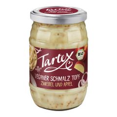 Bio Schmalz Topf Zwiebel und Apfel 250g - 6er Vorteilspack von Tartex