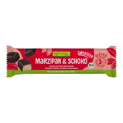 Bio Marzipan-Happen Zartbitter 50g - 20er Vorteilspack von Rapunzel Naturkost