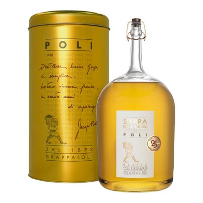 Grappa Sarpa Oro 40 %vol. 3000ml von Poli