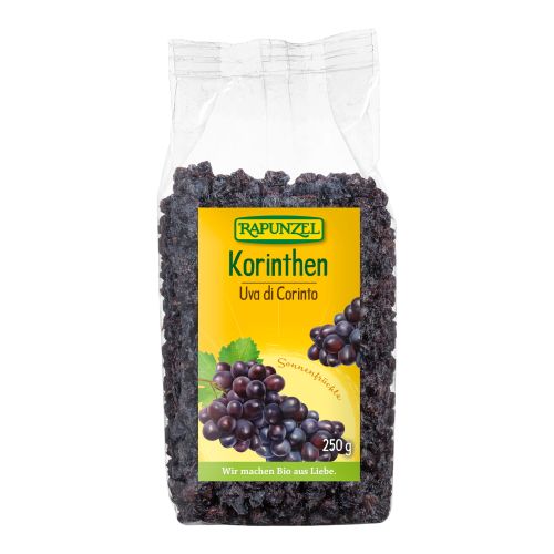 Bio Korinthen getrocknet 250g - 8er Vorteilspack von Rapunzel Naturkost