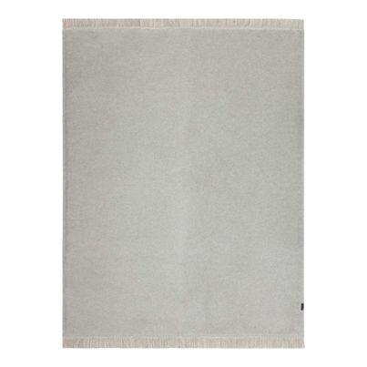 Cozy Blanket with Frings Solid Color Felt 150x200cm by David Fussenegger