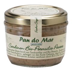Bio Sardinen BioPetersilie Pastete 125g - 6er Vorteilspack von Pan Do Mar