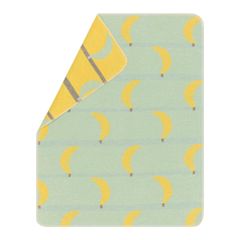 Babydecke Banana Breeze 70 x 90 cm - Hellgrün - GRS zertifiziert - von David Fussenegger
