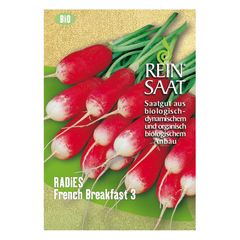 Bio Radieschen French Breakfast 3 - 5er Vorteilspack von Reinsaat