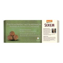 Bio Dattelkonfekt mit Kardamom 120g - 8er Vorteilspack von Sekem