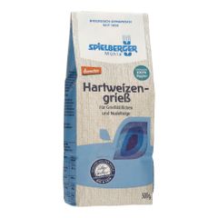 Bio Hartweizengrieß 500g - 4er Vorteilspack von Spielberger Mühle