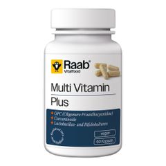 Bio Multi Vitamin Plus 60ct - 4er Vorteilspack von Raab Vitalfood