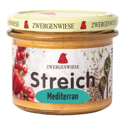 Organic Mediterranean spread 180g - value pack of 6 from Zwergenwiese