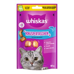 Knuspertaschen Lachs 60g - 6er Vorteilspack von Whiskas