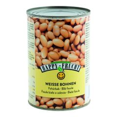 Weiße Bohnen 400g von Happy Frucht