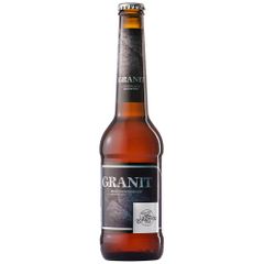 Granitbier 330ml - kräftig am Gaumen - dunkle Farbe - leichte Karamellnote - Hauch von Blumigkeit - Bier von Brauerei Hofstetten