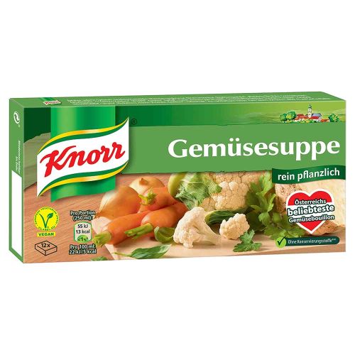Knorr Gemüsesuppe Würfel - 120g