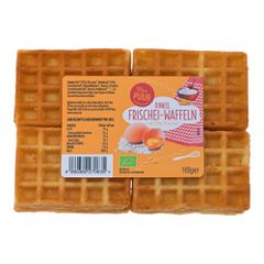 Bio Dinkel Frischei Waffeln 165g - 12er Vorteilspack von Nur Puur