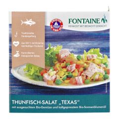 Bio Thunfisch Salat Texas 200g - 8er Vorteilspack von Fontaine