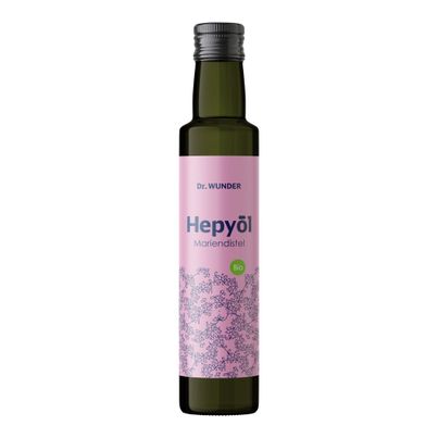 Bio Hepyöl Mariendistel 250ml - 6er Vorteilspack von Dr.wunder